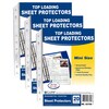 C-Line Products Mini Size Poly Sheet Protectors, 5.5" x 8.5", Clear, 20 Sheets, PK3 3758